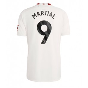 Lacne Muži Futbalové dres Manchester United Anthony Martial #9 2023-24 Krátky Rukáv - Tretina